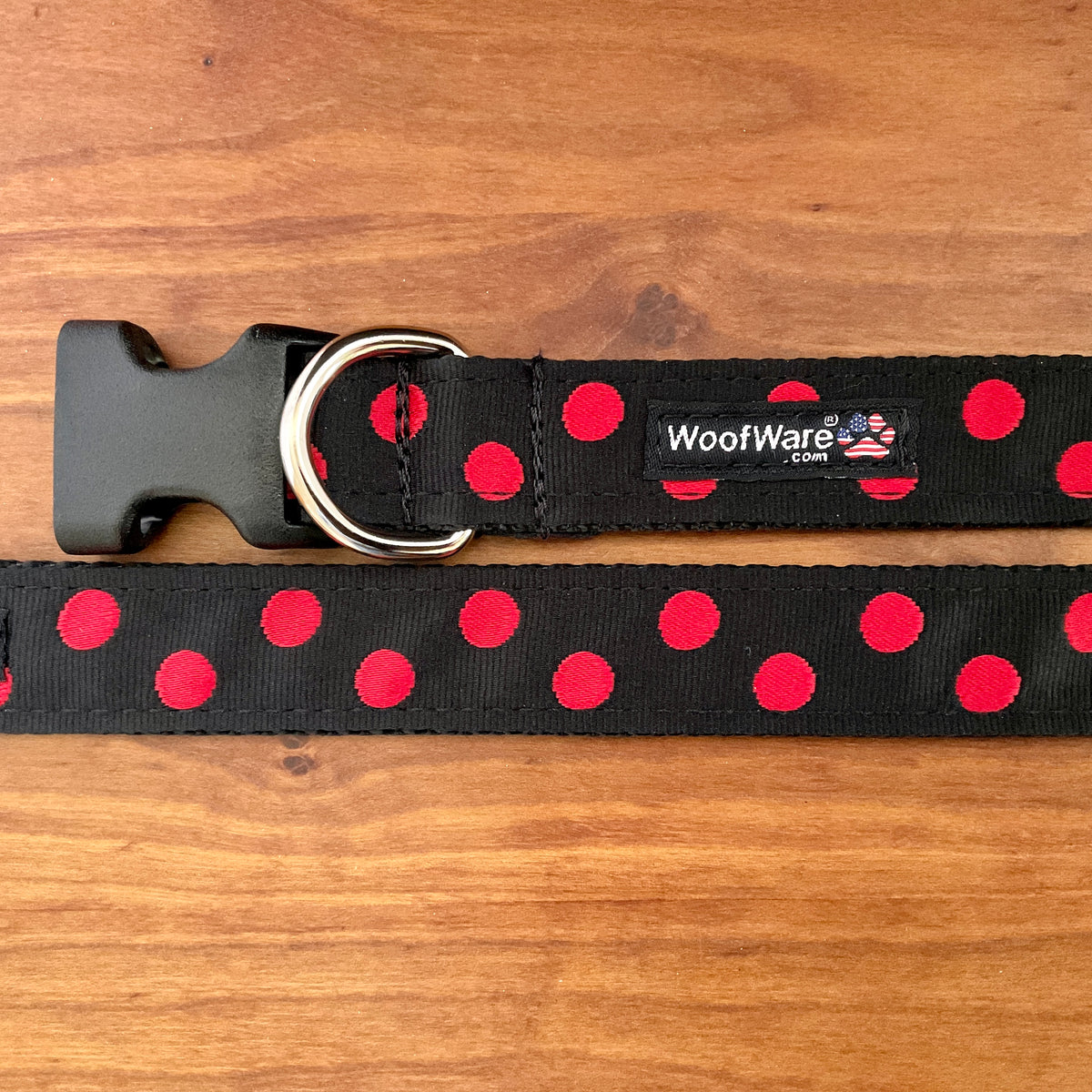 Black with Red Zots – WoofWare