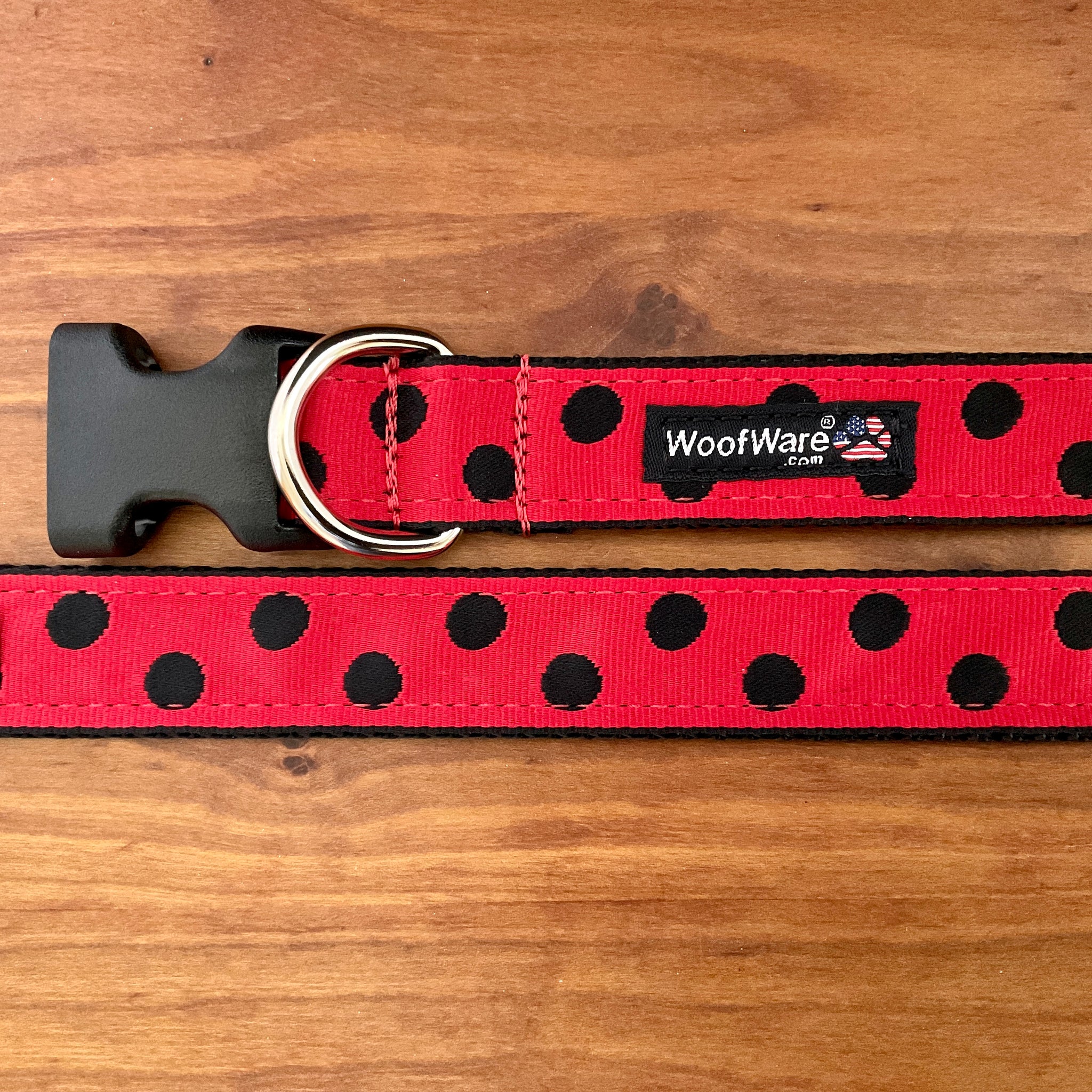 Red with Black Zots – WoofWare
